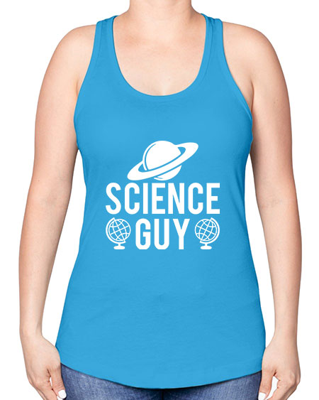 Science Guy 114# - general science -Racerback Tank