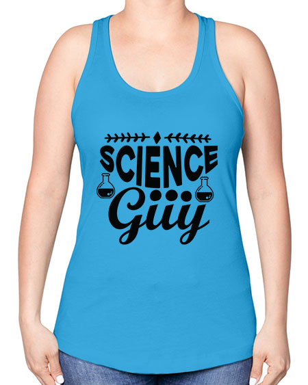 Science Guy 119# - general science -Racerback Tank