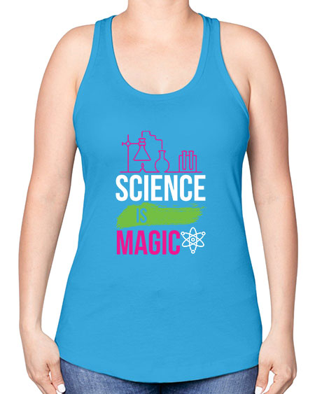Science Is Magic 92# - general science -Racerback Tank