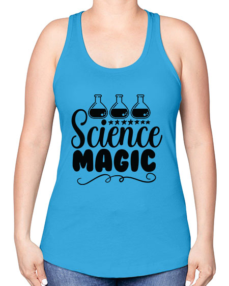 Science Magic 73# - general science -Racerback Tank
