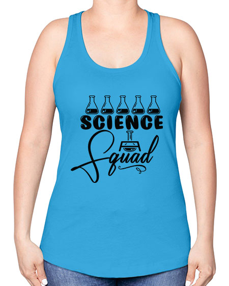 Science Squad 55# - general science -Racerback Tank