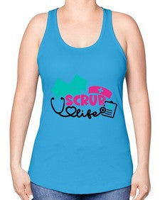 Scrub Life Style Style 1384# - nurse -Racerback Tank