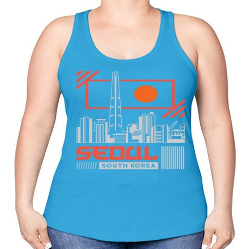 Seoul 1815# - cities -Racerback Tank