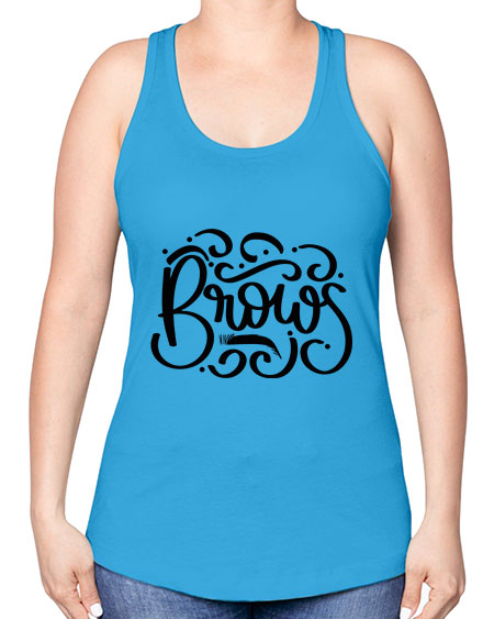 SingleBrows Style 29# - beauty - fashion -Racerback Tank