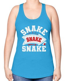 Snake Snake SNAKE 45# - video games -Racerback Tank