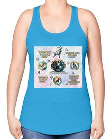 Straight Capricorn 471# - capricorn -Racerback Tank