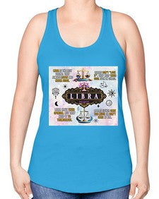 Straight Libra 474# - libra -Racerback Tank