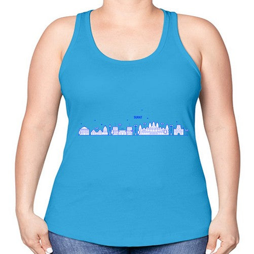 Surat 1909# - cities -Racerback Tank