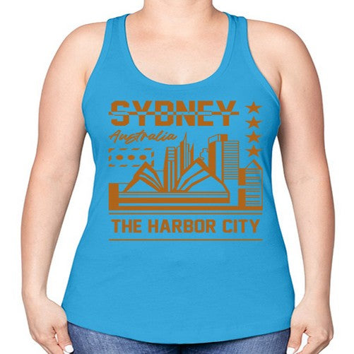 Sydney 1919# - cities -Racerback Tank