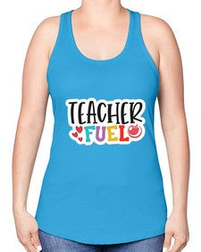 Teacher Fuel 1448# - teacher -Racerback Tank