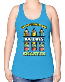 Teacher My Students Are one hundred 922# - one hundred days -Racerback Tank