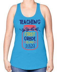 Teaching First Grade 932# - first grade -Racerback Tank