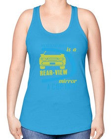 The best car safety device is a rearview mirror with a cop in it 67# - car -Racerback Tank