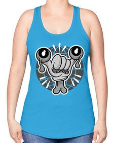 The nightmare 252# - cartoon general -Racerback Tank