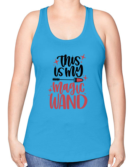 This Is My Magic Wand Style 12# - beauty - fashion -Racerback Tank