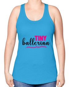 Tiny ballerina 202# - ballet -Racerback Tank