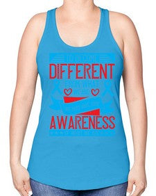 To become different from what we are we must have some awareness of what we are Style 11# - Self awareness -Racerback Tank