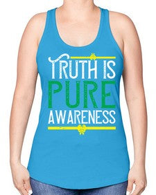 Truth is pure awareness Style 10# - Self awareness -Racerback Tank