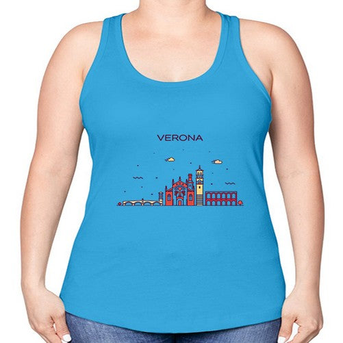 Verona 2071# - cities -Racerback Tank