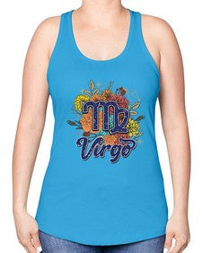 Virgo 133# - virgo -Racerback Tank