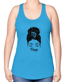 Virgo woman - virgo -Racerback Tank