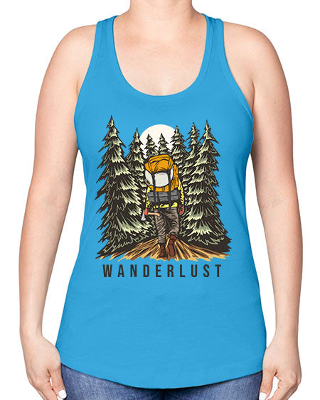 Wanderlust 2# - nature -Racerback Tank