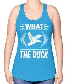 What The Duck Style 8# - ducks -Racerback Tank