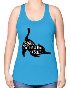 You Me The Cat Style 111# - cats -Racerback Tank
