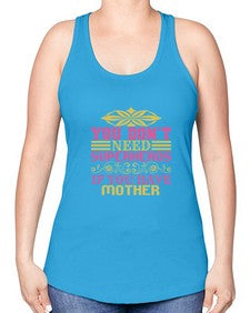 You dont need 270# - cartoon super hero -Racerback Tank