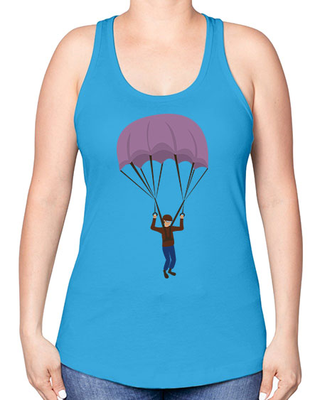 all in one 10# - parachute -Racerback Tank