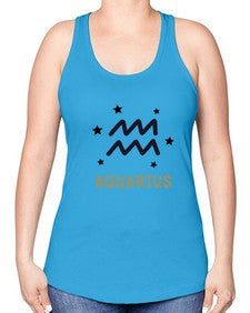 aquarius 83# - aquarius -Racerback Tank