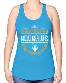 aquarius 87# - aquarius -Racerback Tank