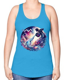 aquarius 89# - aquarius -Racerback Tank