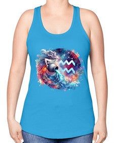 aquarius 90# - aquarius -Racerback Tank