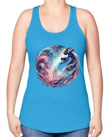 aquarius 91# - aquarius -Racerback Tank