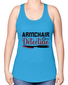 armchair detectiue 237# - true crime -Racerback Tank