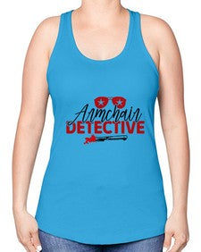 armchair detective 238# - true crime -Racerback Tank