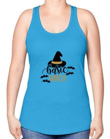 basic witch 49# - witch -Racerback Tank