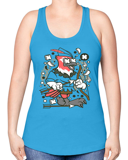 bird robin hood 25# - birds -Racerback Tank