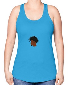 black man 29# - black boys or men -Racerback Tank