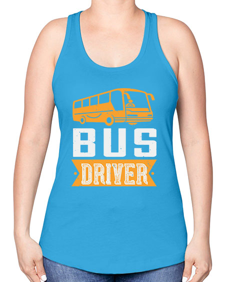 bus driver Style 641# - Bus Driver -Racerback Tank