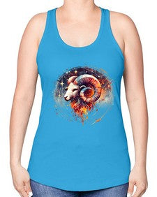 capricorn 214# - capricorn -Racerback Tank