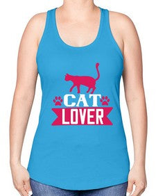cat lover Style 32# - cats -Racerback Tank