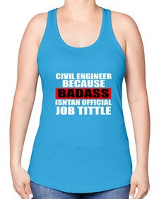 civil engineer 656# - engineer -Racerback Tank