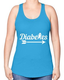 diabetes Style 43# - diabetes -Racerback Tank