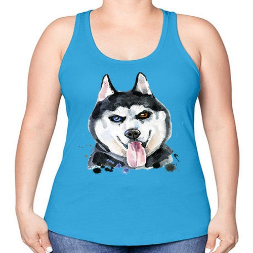 dog 103# - dogs -Racerback Tank