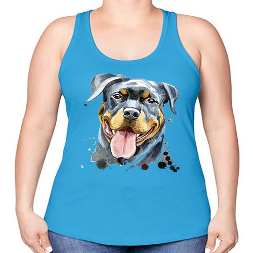 dog 109# - dogs -Racerback Tank