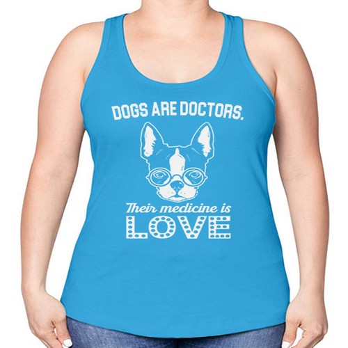 dog 116# - dogs -Racerback Tank