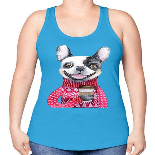 dog 72# - dogs -Racerback Tank