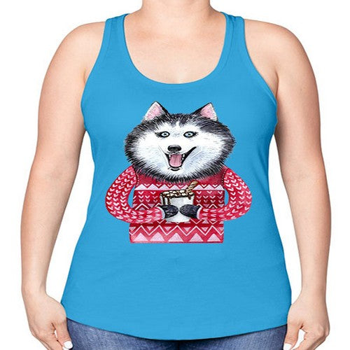 dog 73# - dogs -Racerback Tank